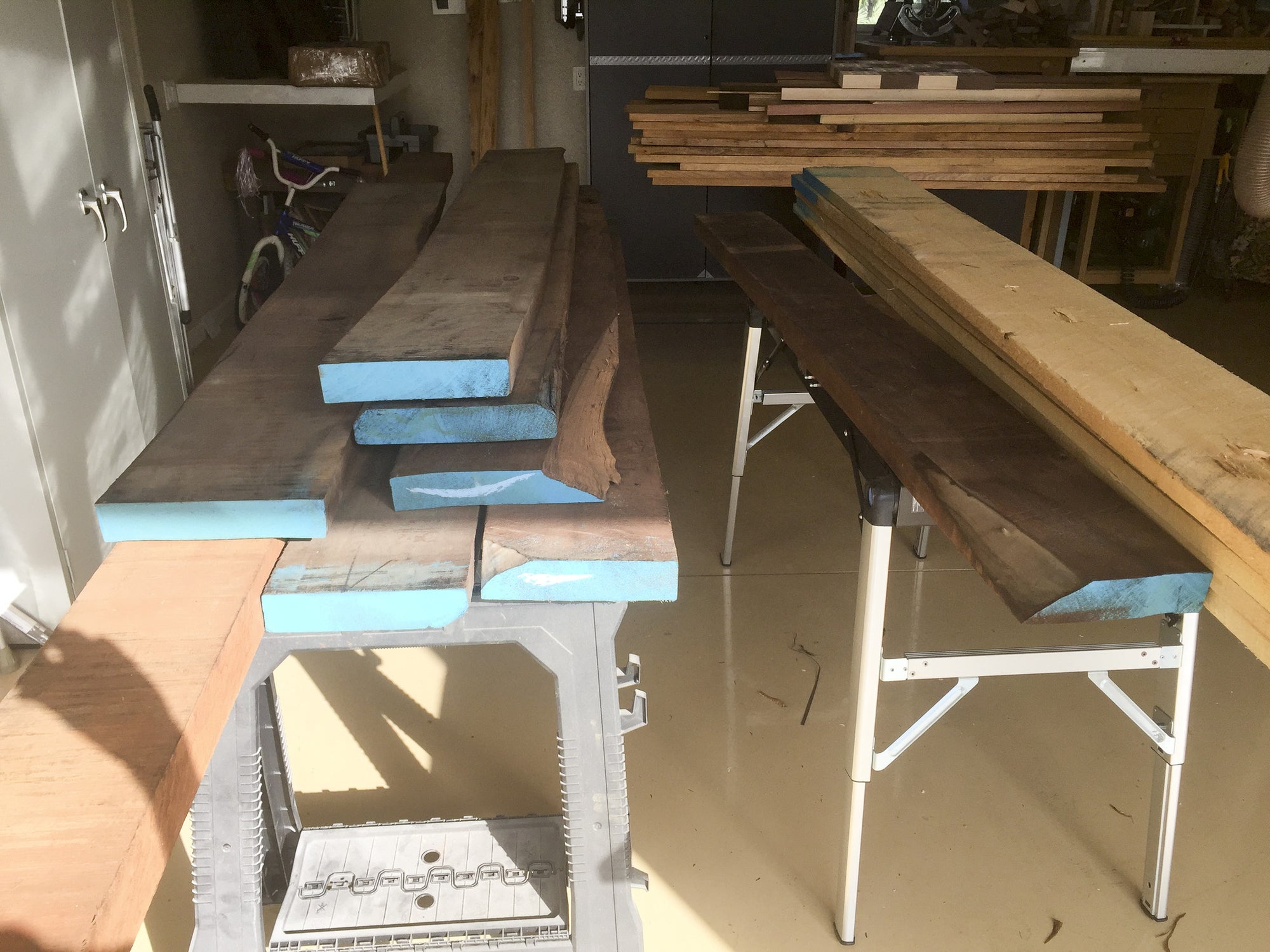 The Space Saving Bench Table (modified to your specifications)