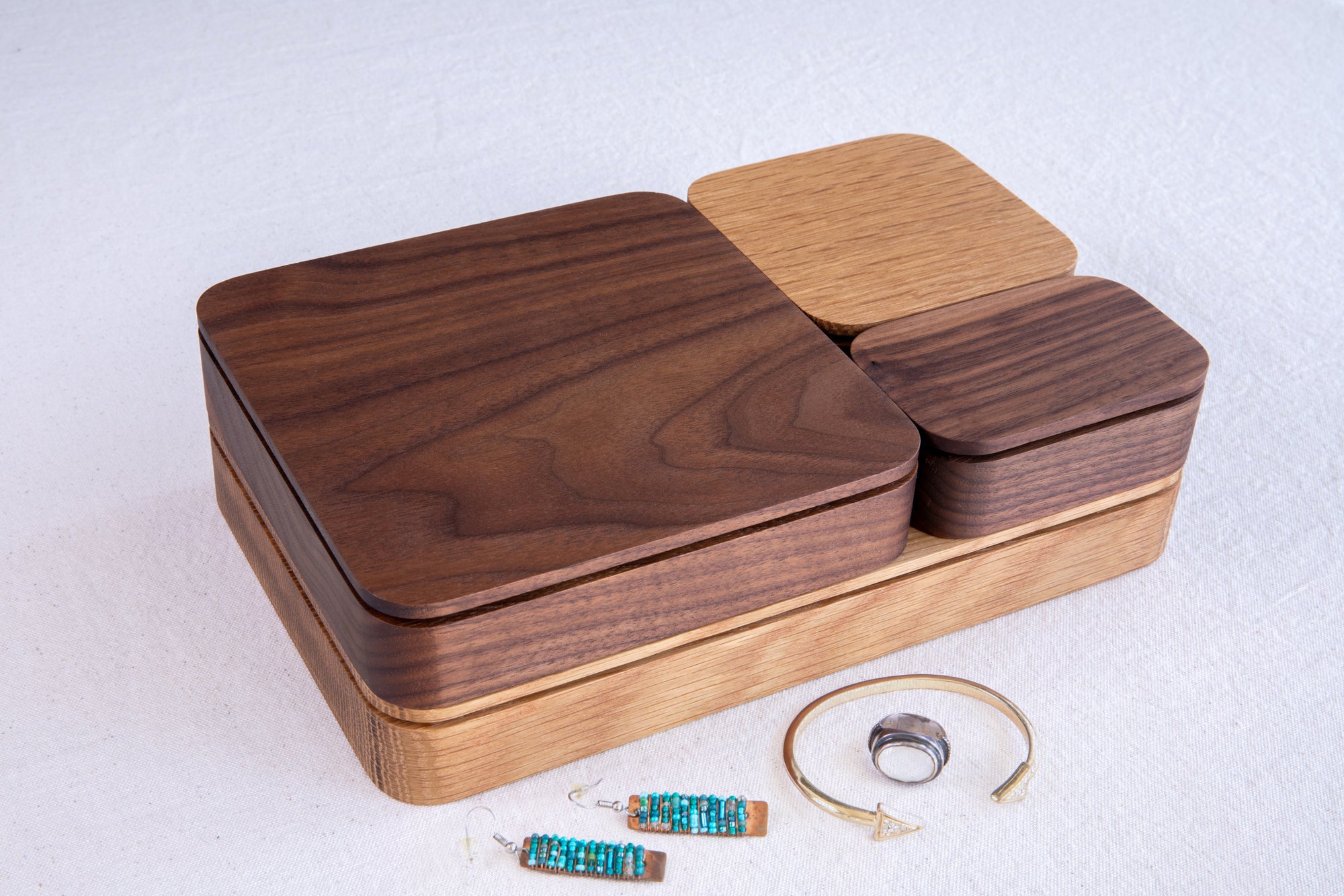 The Divina Four Box Set, Oak & Walnut