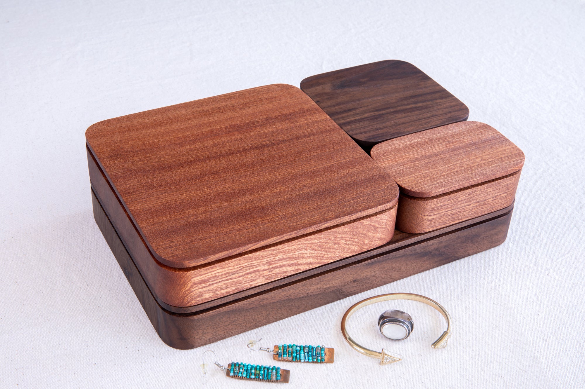 The Divina Four Box Set, Walnut & Sapele