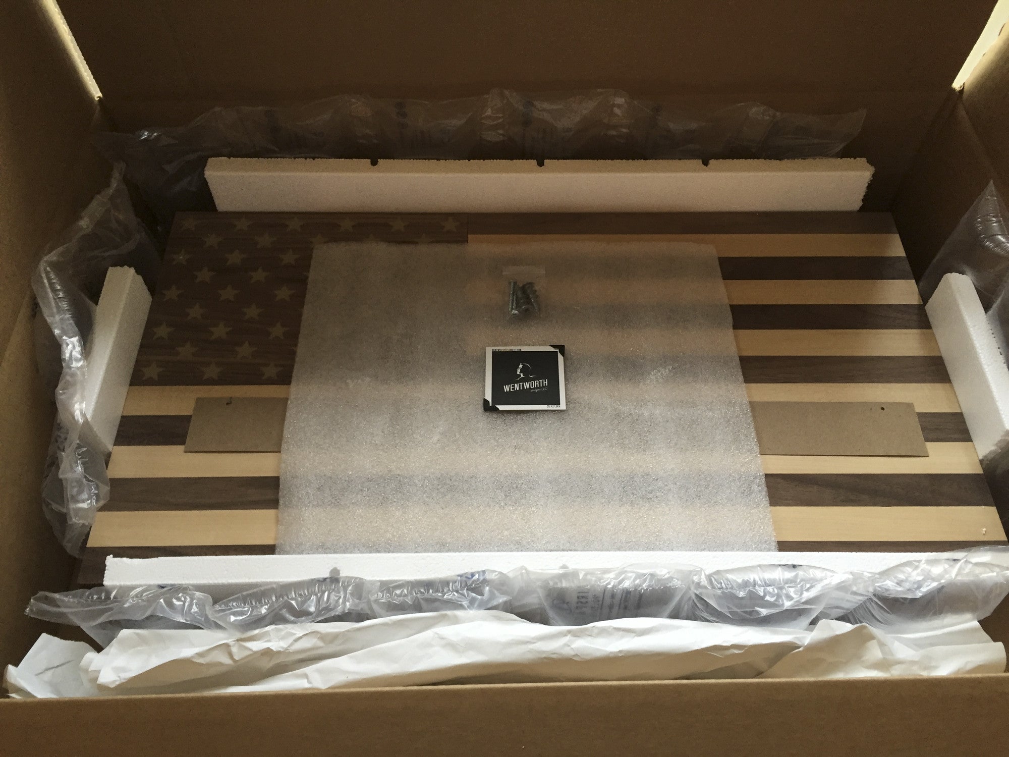 The American Flag with Hidden Storage, "Betsy Ross" Style