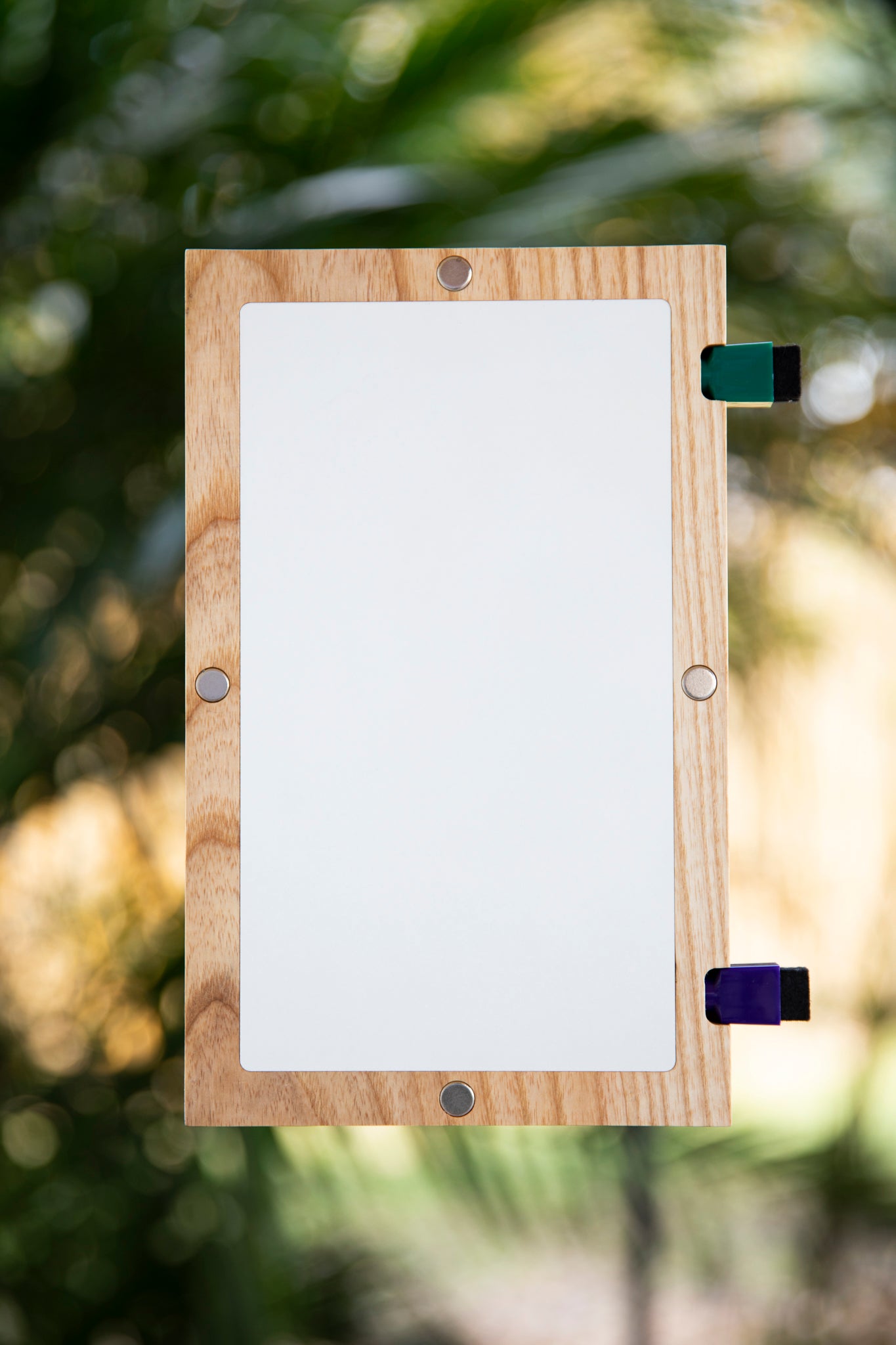 The Mini White Board 3 (Ash Wood) is the perfect accessory for any Crossfitter.. a personalized white board that WODs with you..
